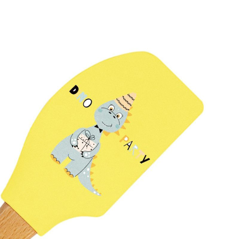 Vét kem Silicon cán gỗ Unibaker MB198 (giao màu ngẫu nhiên)
