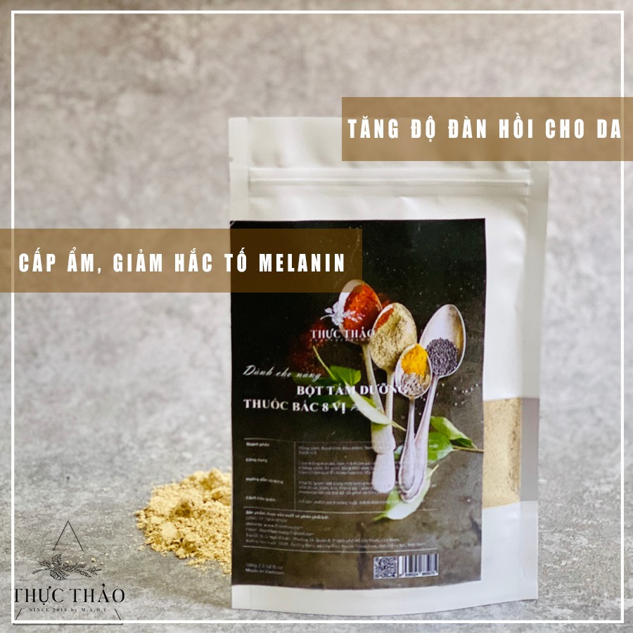 BỘT TẮM DƯỠNG 8 VỊ THUỐC BẮC