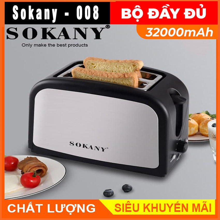 Máy nướng bánh mì sokany