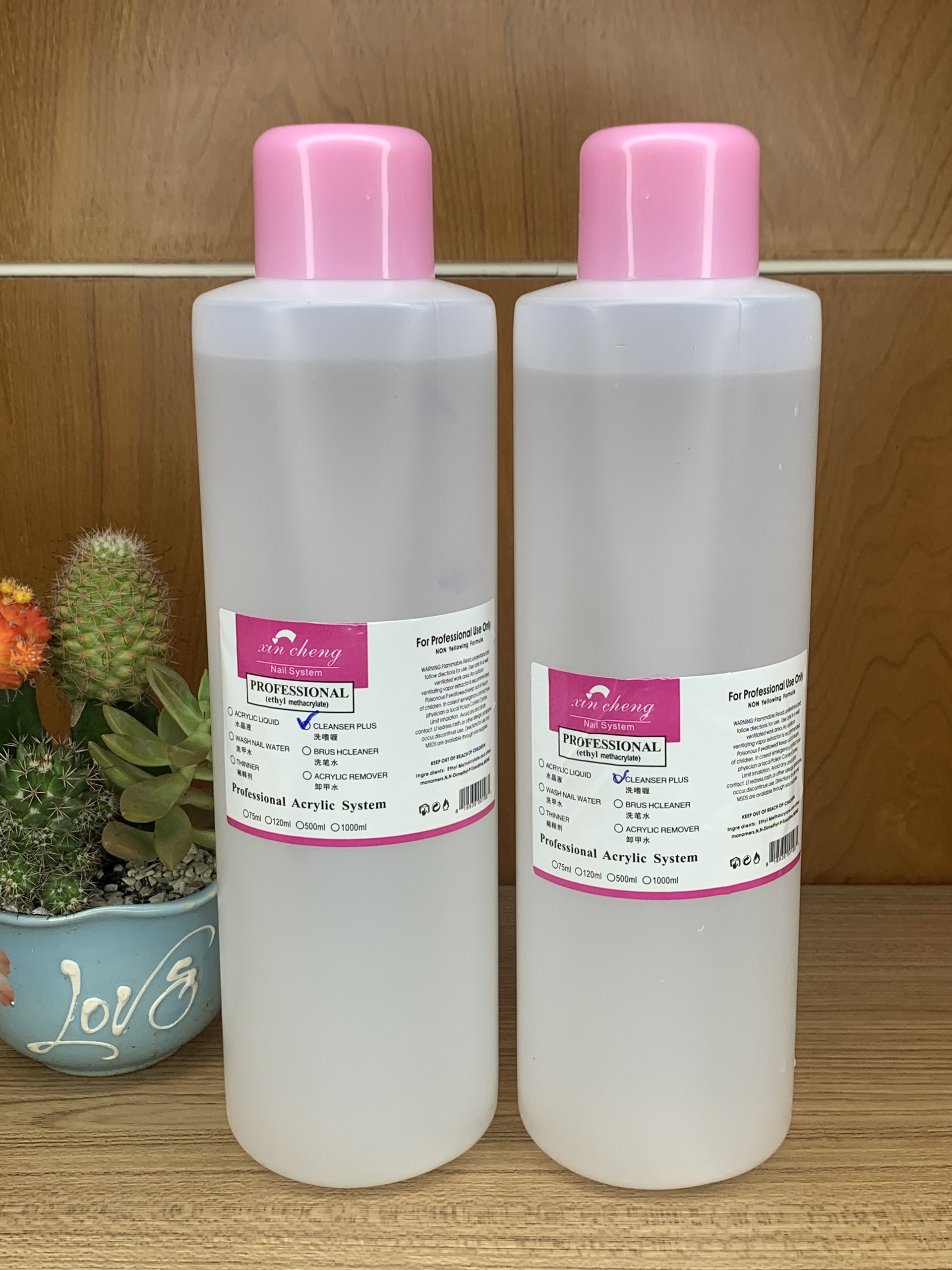 Nước Lau Gel Xincheng Chuyên Dụng Cho Salon Nail Size Lớn 1000ml Và Size Nhỏ 100ml