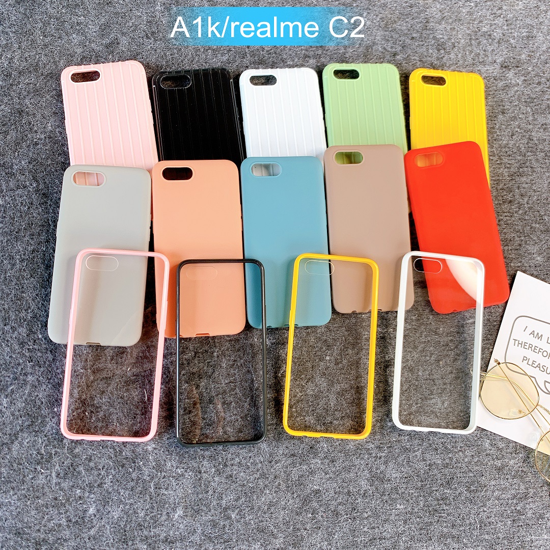 [Oppo A1k/Realme C2] Ốp Lưng Điện Thoại Giá Rẻ Nhiều Màu