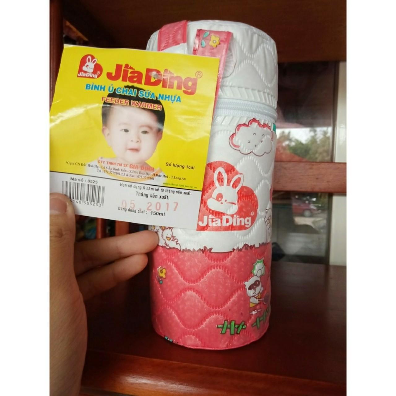 [HCM]BÌNH Ủ SỮA ĐƠN CỔ HẸP JIADING ( bình ủ giữ ấm bình sữa cổ hẹp 250ml )