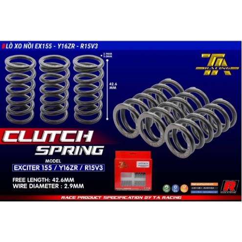 Lò xo nồi exciter 155 ex155 vva / y16zr / r15v3 2.9 ta racing