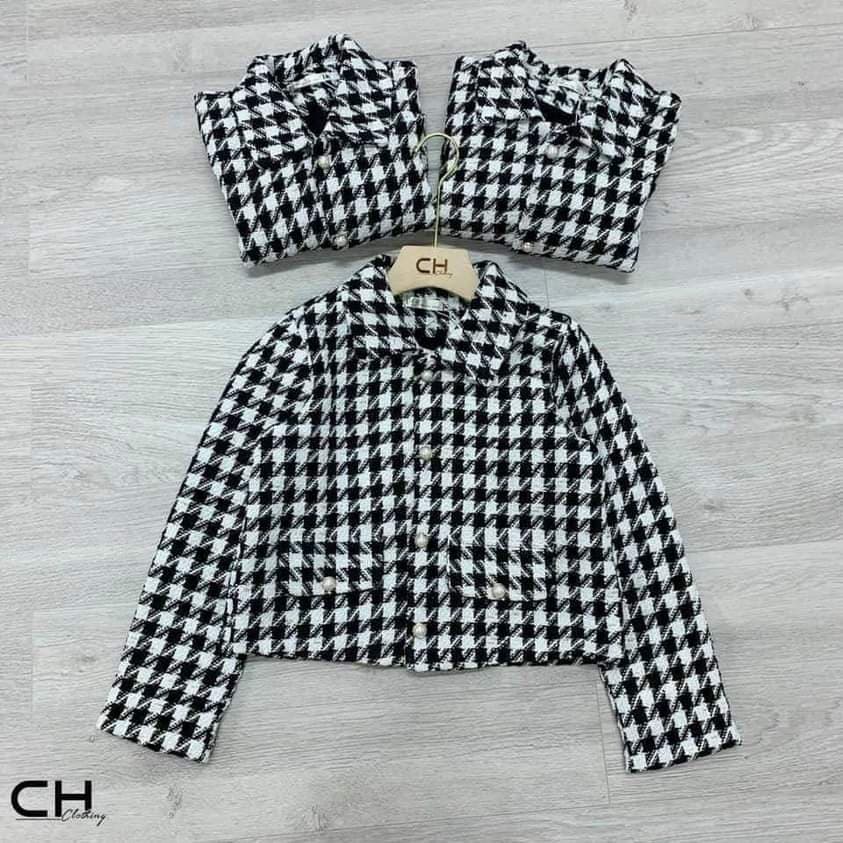 áo dạ suông 2 lop