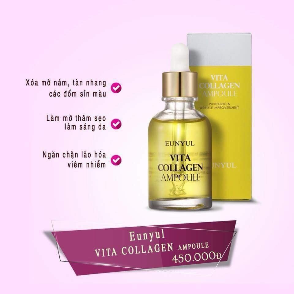 SERUM VITA COLLAGEN EUNYUL AMPOULE - TINH CHẤT DƯỠNG TRẮNG - NGỪA NÁM, TÀN NHANG - 2898