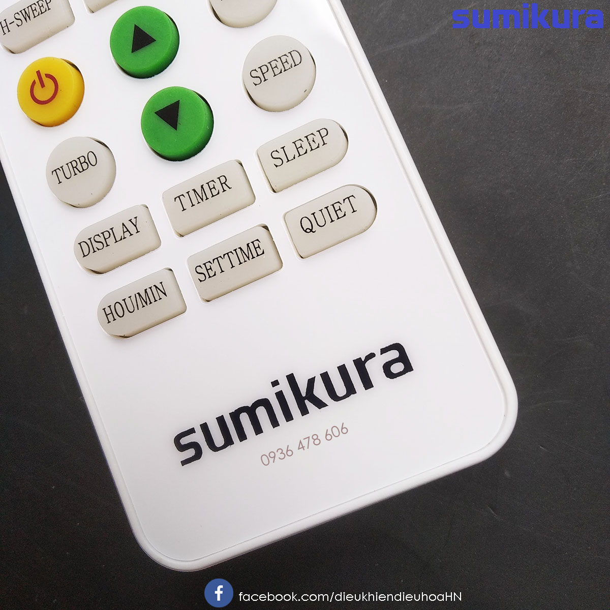 Remote điều hòa máy lạnh Sumikura
