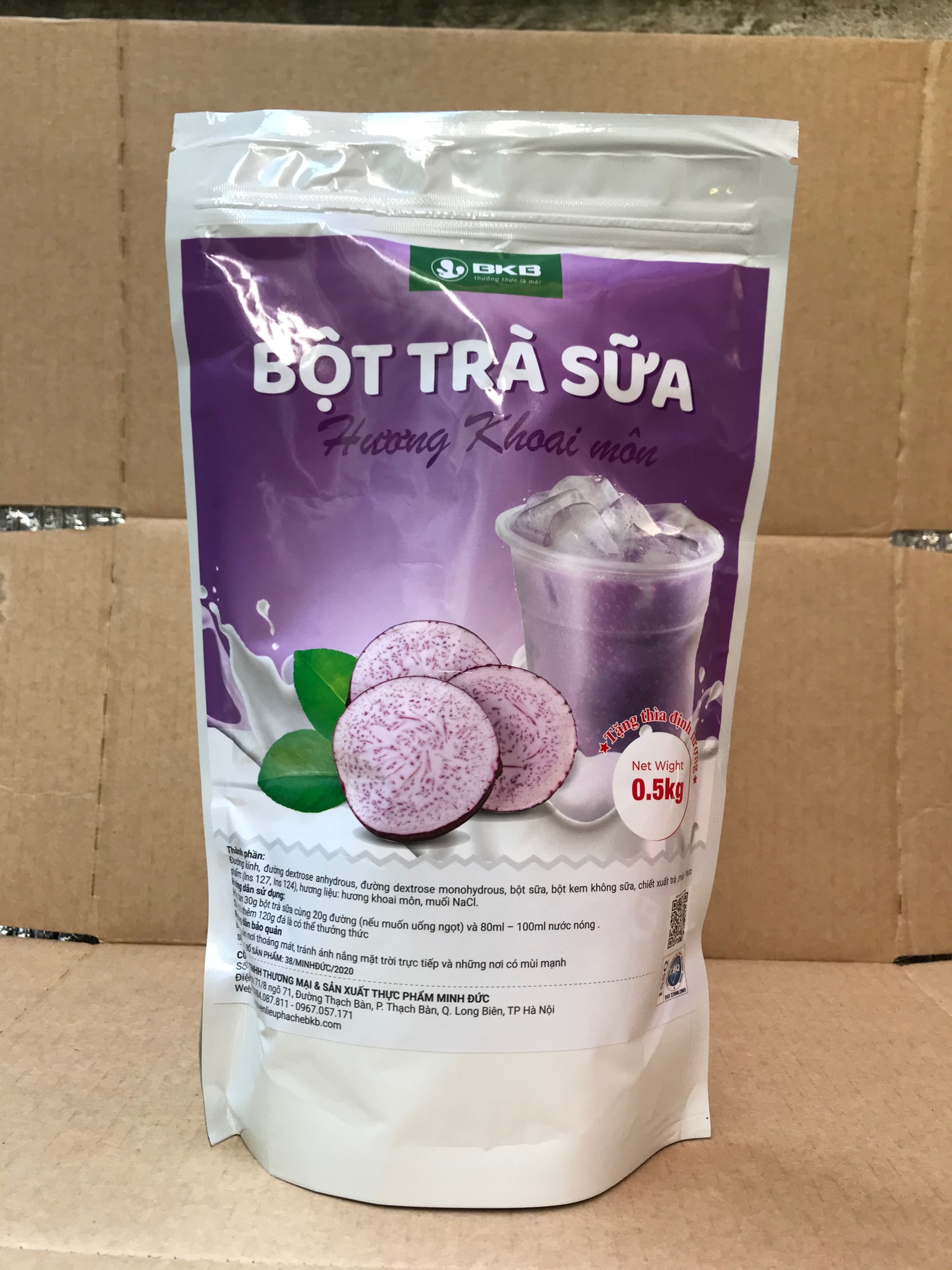 BỘT TRÀ SỮA KHOAI MÔN PHA SẴN 500gam