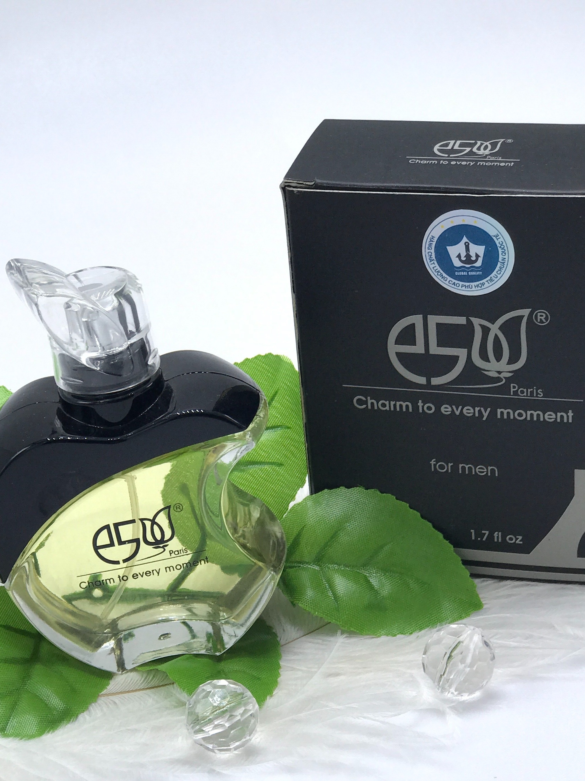 Nước hoa nam E5 For Men E5 Eau de Cologne 20ml (Đen)