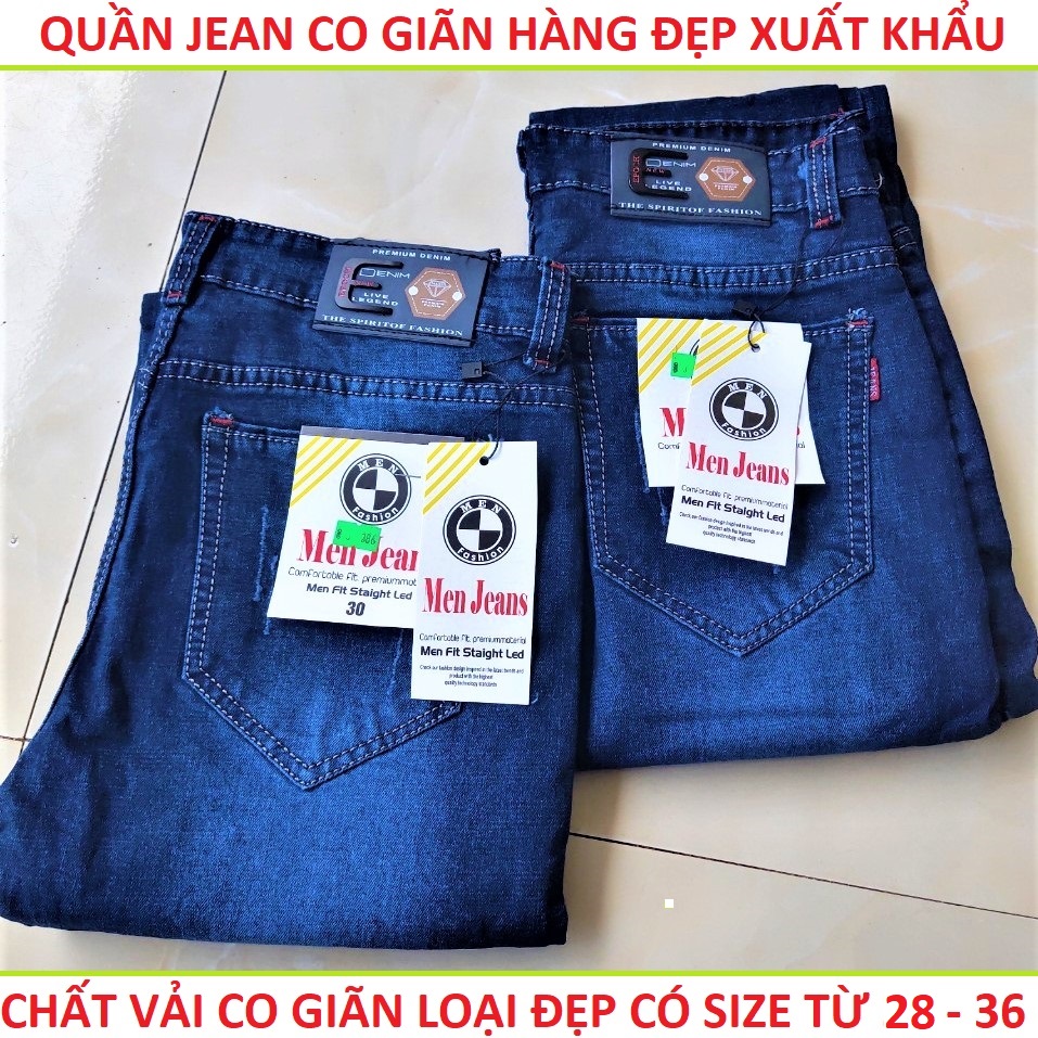 Quần jean nam co giãn chất vải đẹp mẫu xước nhẹ , quần bò nam co giãn , quần nam, quan jean nam co gian loai dep