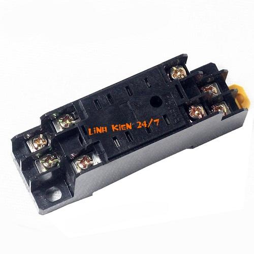 RELAY TRUNG GIAN OMRON 220V 10A 8 CHÂN KÈM ĐẾ VẶN ỐC