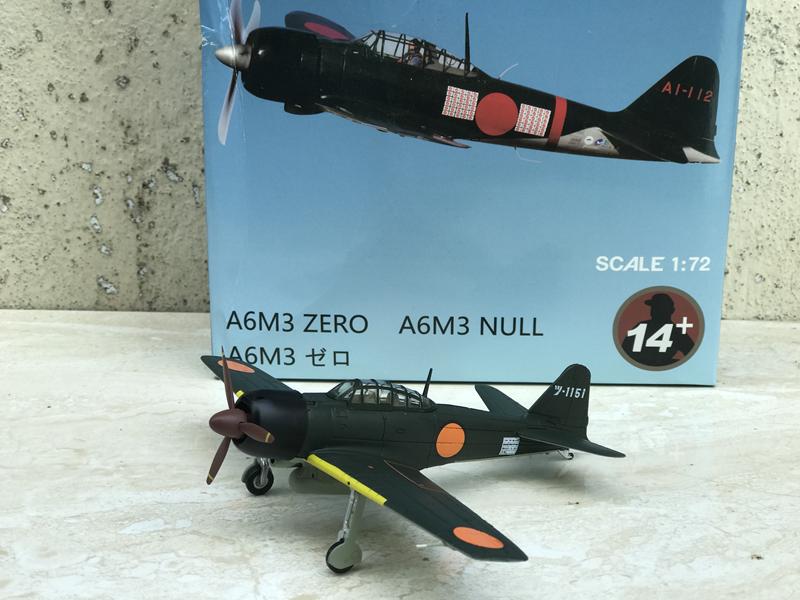 [HCM]Mô hình Máy bay ZERO A6M3 Japan 1:72