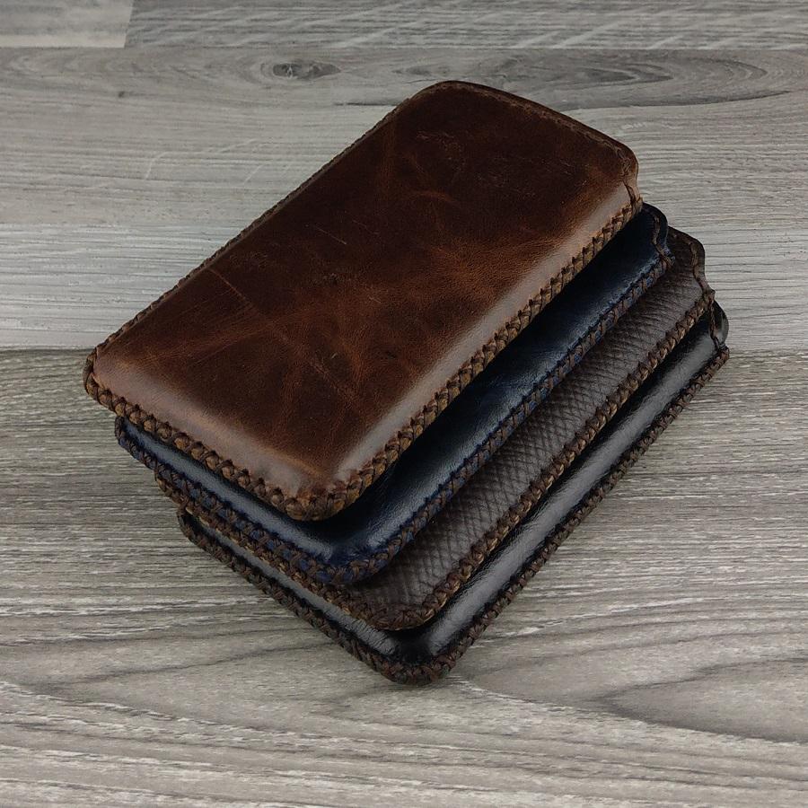 Bao Da Rút Iphone XR Vintage Da Bò