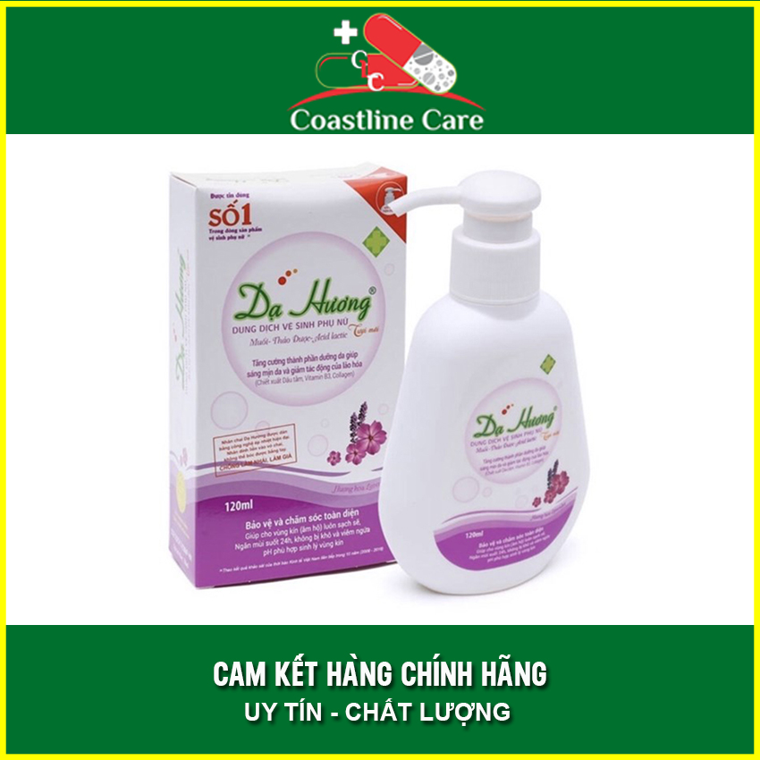 [HCM]Dung dịch vệ sinh phụ nữ Dạ Hương Tím (Lavender) 120ml có vòi - Coastlinecare Pharmacy