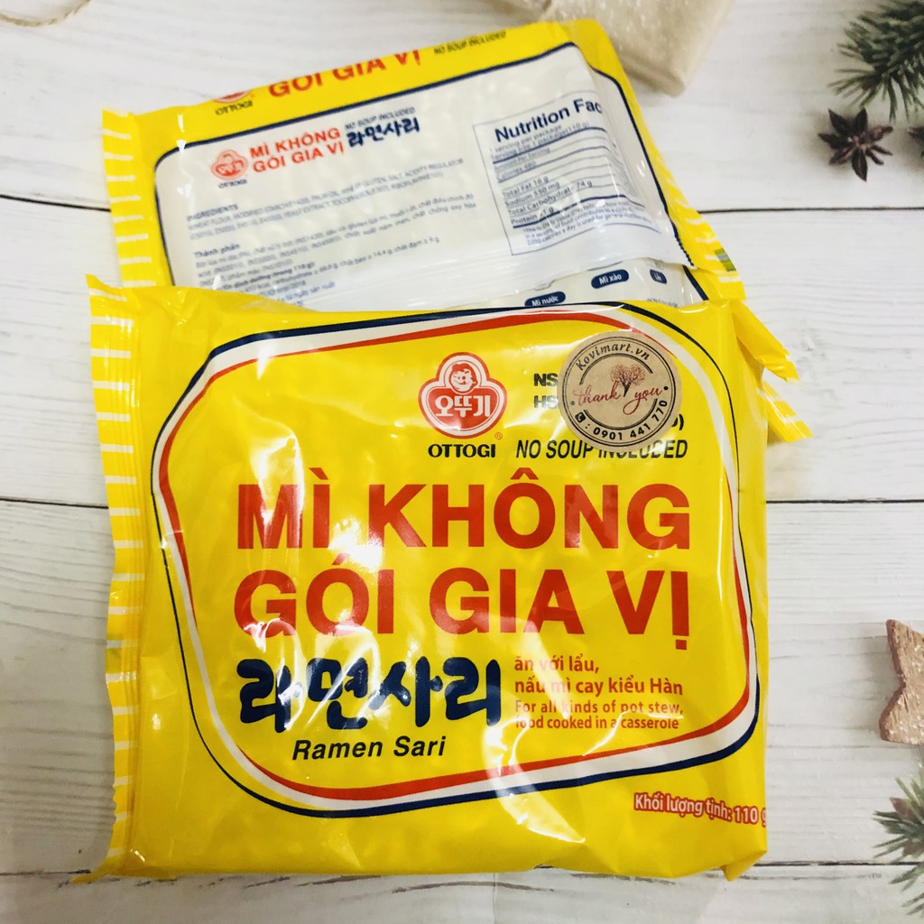 Mì không gói gia vị 110g