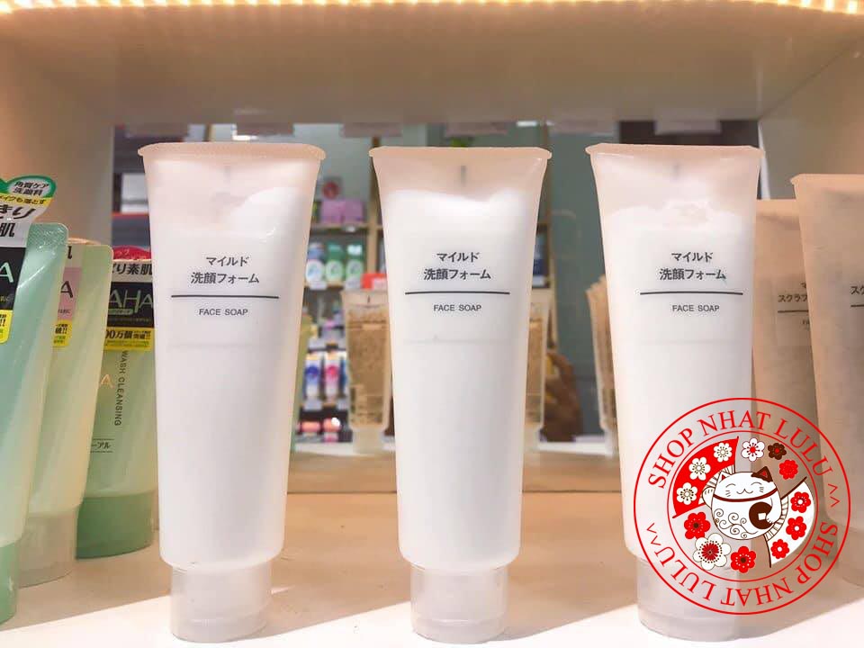 Sữa Rửa Mặt MUJI Face Soap 120g Nhật bản