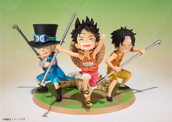 Mô hình One Piece Mô hình Bộ 3 Ace Sabo Luffy