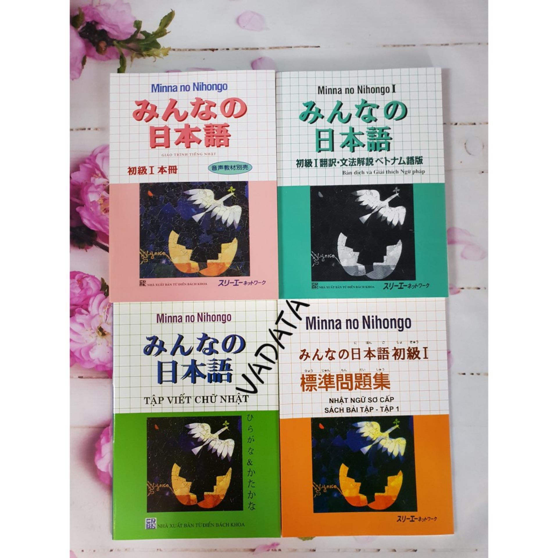 Giảm 10 Sach Tiếng Nhật Combo Minna No Nihongo Sơ Cấp 1 4 Cuốn Cơ Bản Trinh độ N5