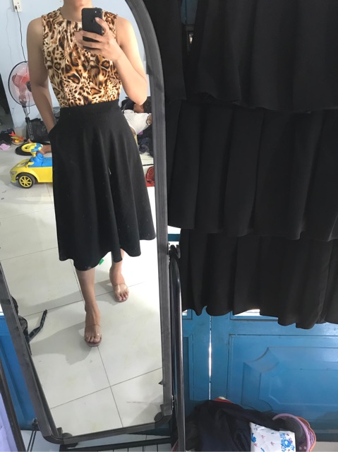 [HCM]Bigsize 60-100Kg Chân Váy Xoè Dài