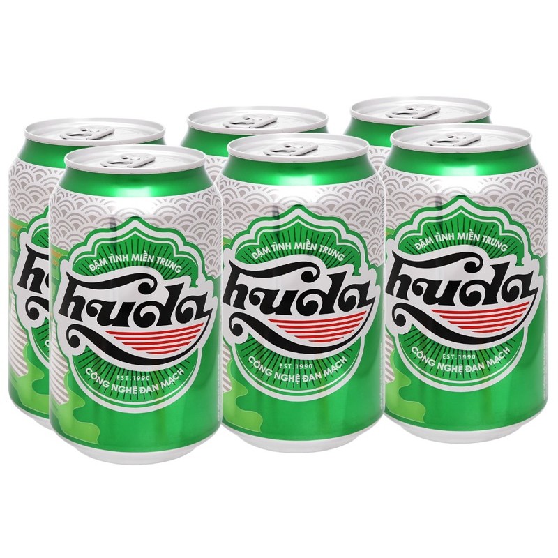 Bia Huda xanh lon 330ml