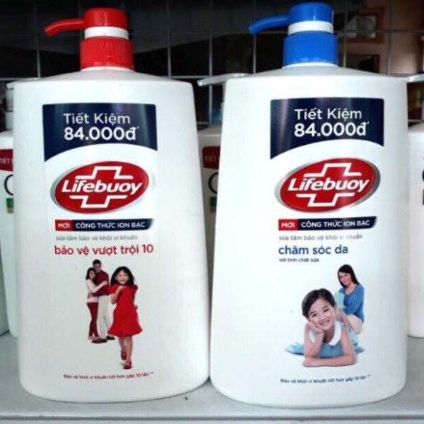 Sữa Tắm Diệt Khuẩn Lifebuoy Bảo Vệ Vượt Trội 1.1Kg