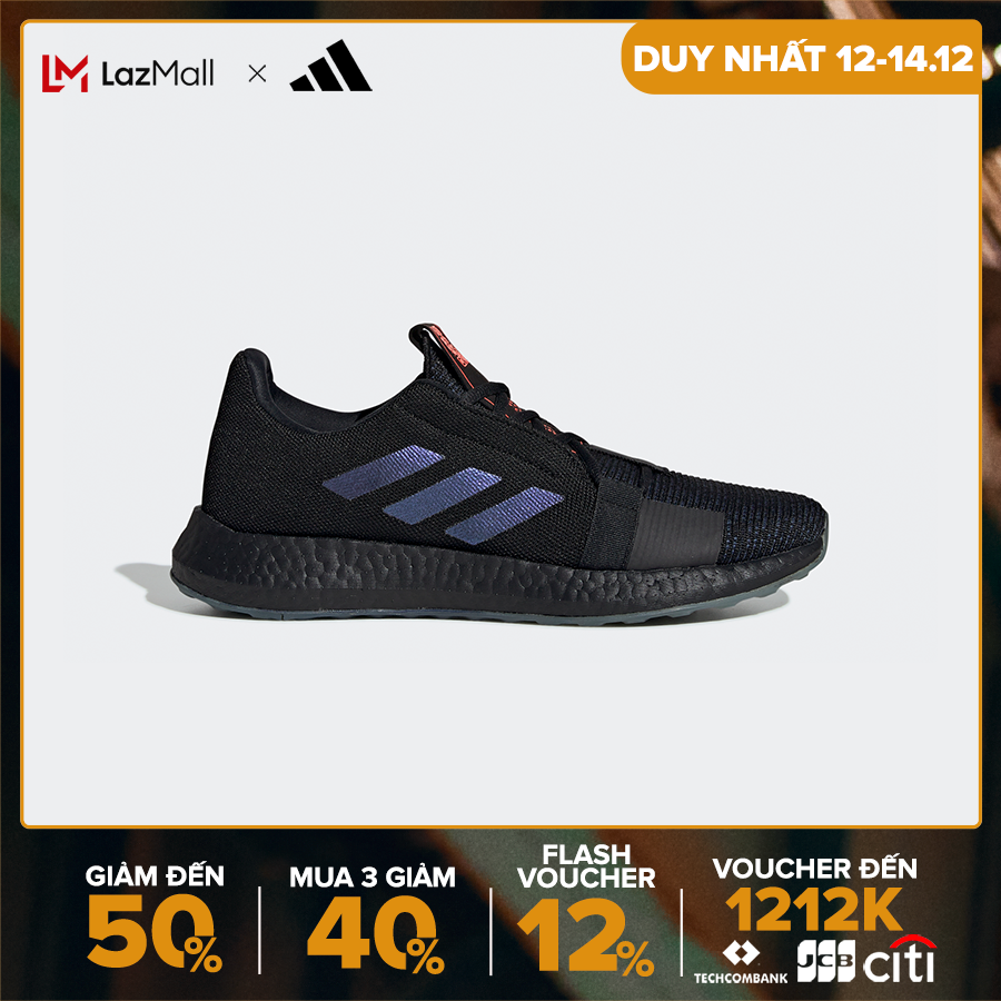 [CHỈ 25-29.2 - MUA 2 GIẢM 15%] adidas Chạy Giày Senseboost GO Nam Đen EF0709