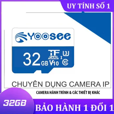 Thẻ nhớ MicroSD YOOSEE 32G Class 10, U3- chuyên dụng cho camera ip wifi, camera hành trình, điện thoại