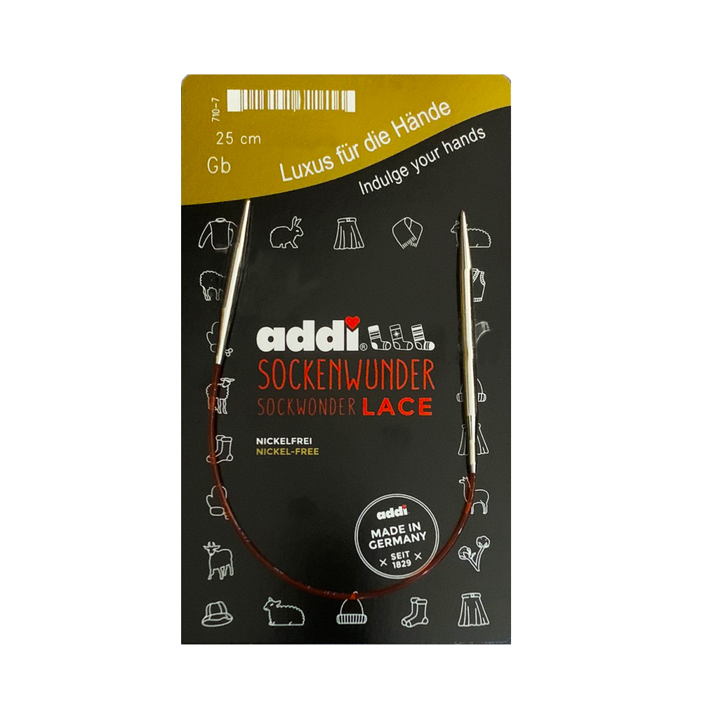 Kim đan tất , đan bao tay addi sockwonder 7107 - dây 25cm