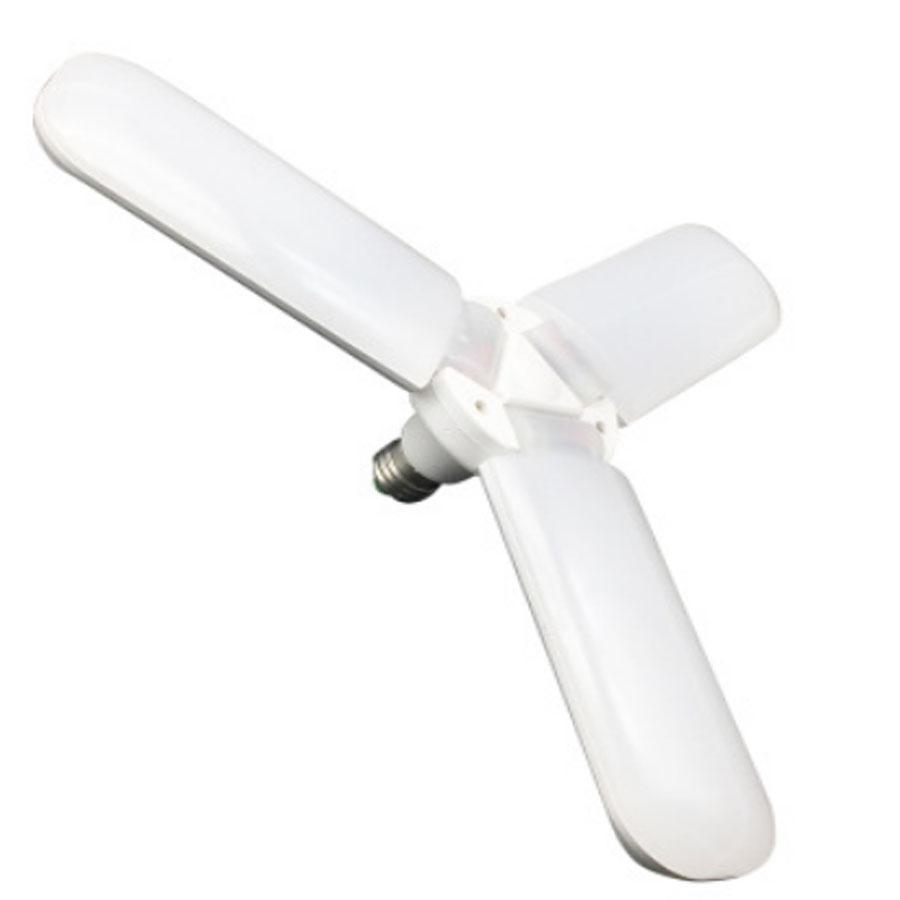 Bóng đèn led hình 3 cánh quạt siêu sáng 45w- Sử dụng chip led nên đèn phát nhiệt cực thấp, độ sáng cao bảo hành 1 năm.
