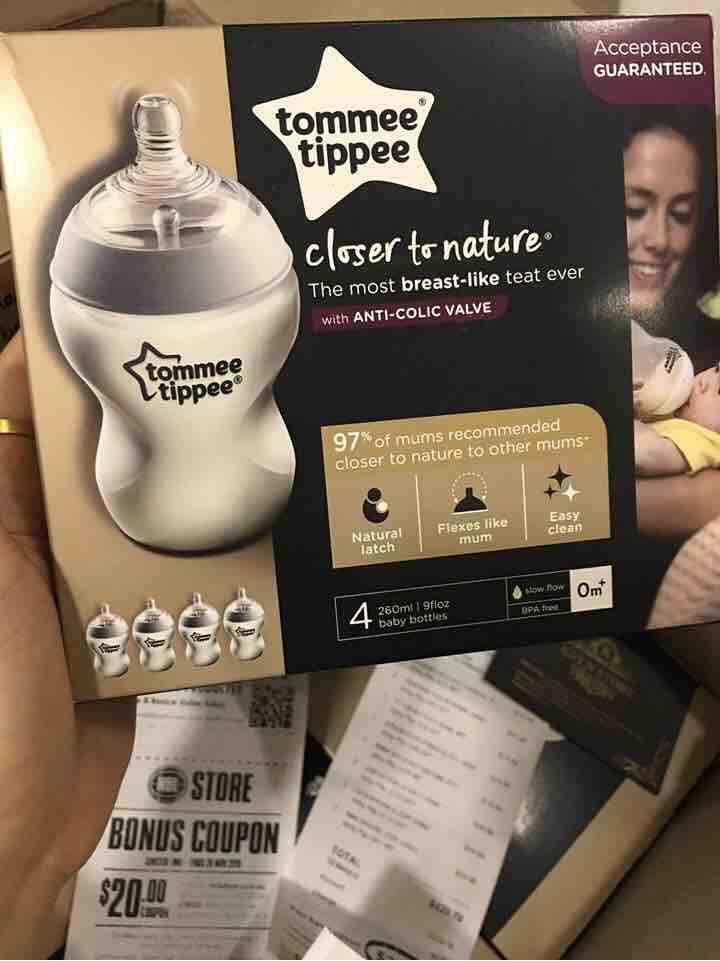 BÌNH SỮA TOMMEE TIPPEE 260ML (Tách Set)