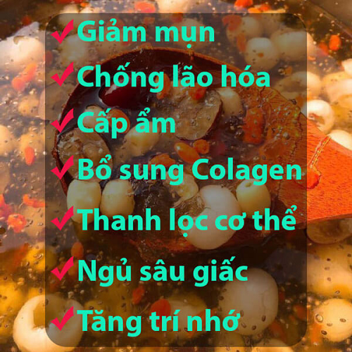 [ COMBO 3 BỊCH CHÈ DƯỠNG NHAN ] Chè dưỡng nhan Bịch 500g.Tặng kèm phần táo đỏ ( CÓ GIẤY HƯỚNG DẪN CÁCH NẤU )