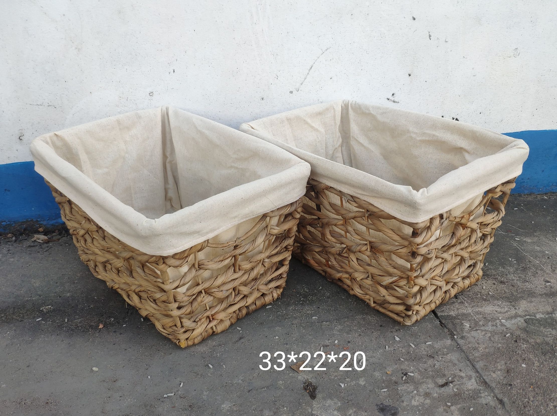 sọt lục bình lót vải thanh lý (hình chụp thật)