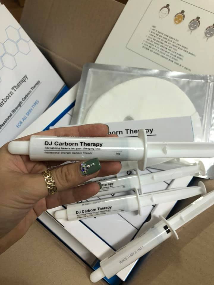 Mặt nạ thải độc CO2 DJ CARBON THERAPY thải độc da