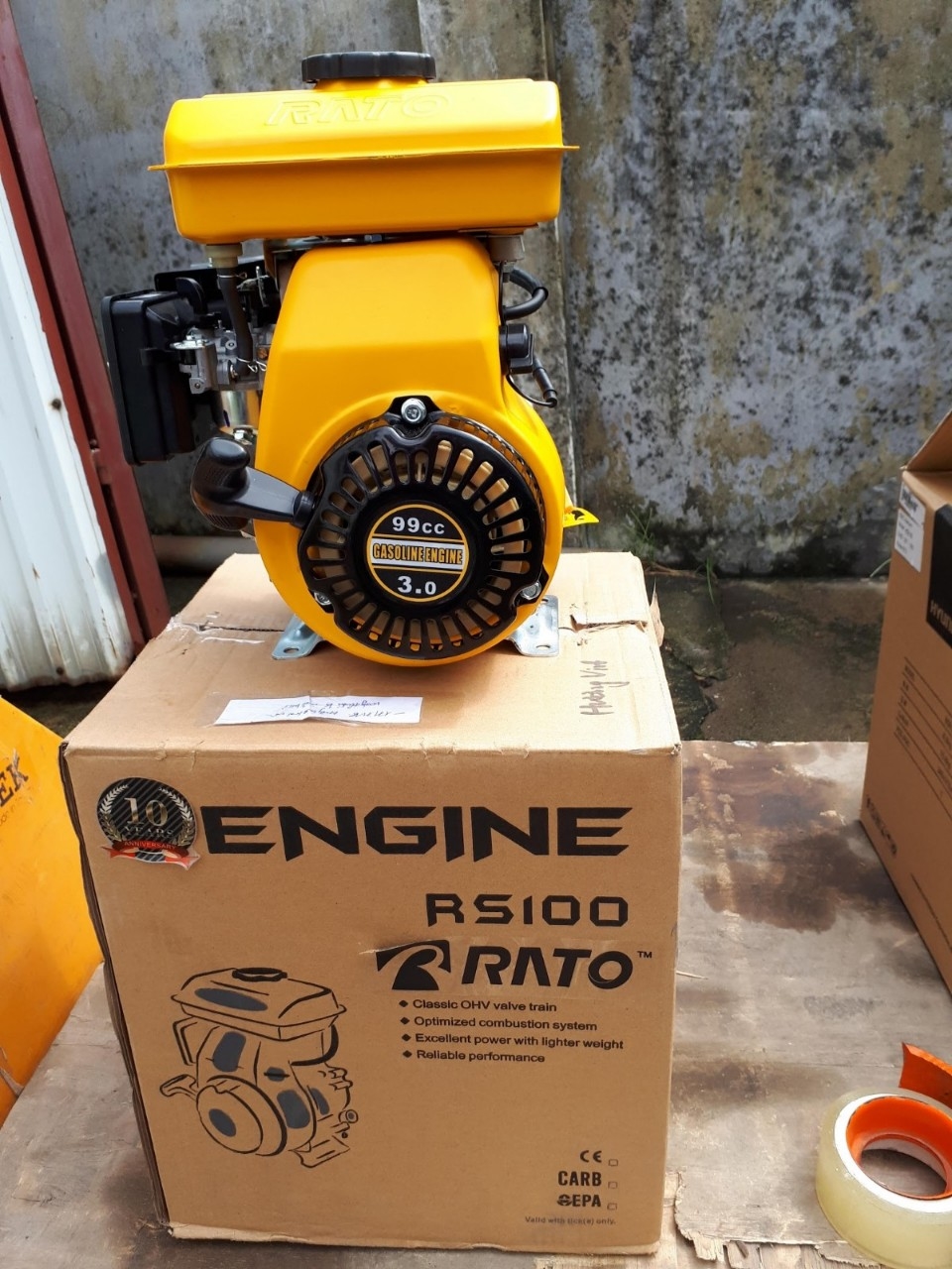 Máy Nổ – Động Cơ Xăng Rato 3HP RS100