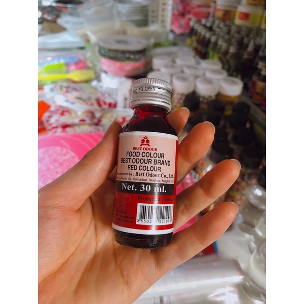 MÀU THỰC PHẨM BEST ODOUR  30ml