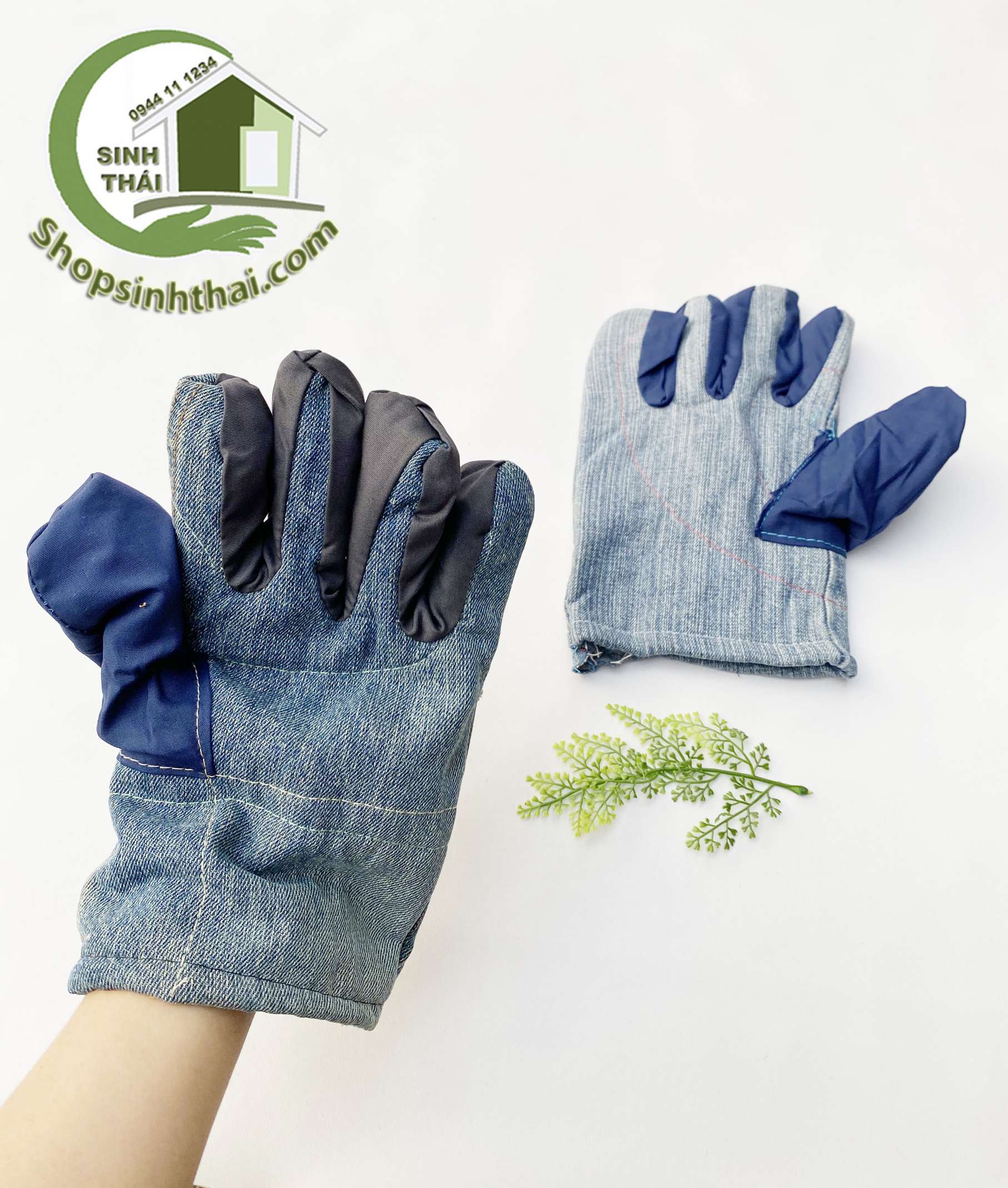 [HCM]Găng tay vải dày bao tay cho nhà bếp chịu nhiệt chống nóng và bảo hộ lao động - giao màu ngẫu nhiên