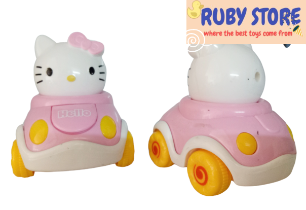 [Đồ chơi chạy trớn] XE MÈO HELLO KITTY MINI SIÊU CUTE