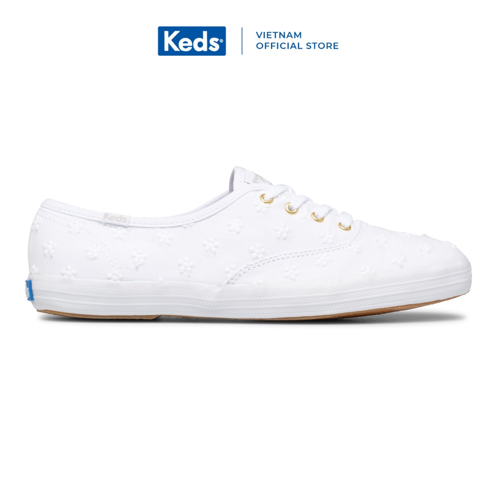 [NEW] Giày Keds Nữ- Champion Daisy Eyelet White- KD065882