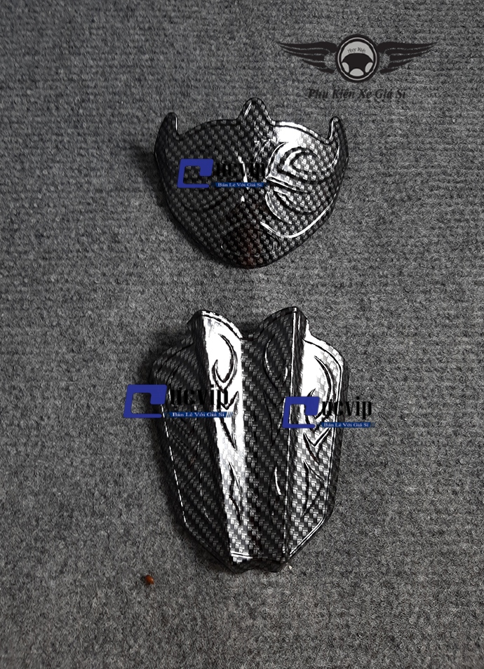 Bộ 4 món Carbon Cho Xe Vario 2018 - 2020 (Gồm : Ốp Pô + Chụp Đích Pô + Chụp Mỏ Dè Trước Sau) MS2839