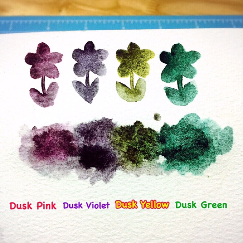Màu nước tách lớp Dusk Van Gogh pan lẻ 0,5ml; 1ml; 2ml