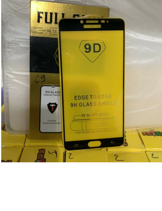 Kính cường lực 9D Full màn hình cao cấp cho điện thoại Samsung Galaxy C9 Pro, A9 Pro