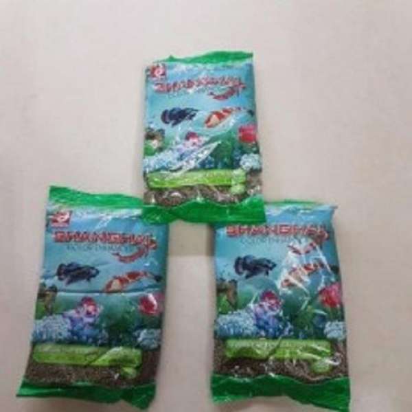 cám cá cảnh-thức ăn cá chép koj-gói thức ăn cá dạng viên (gói 100 gr)