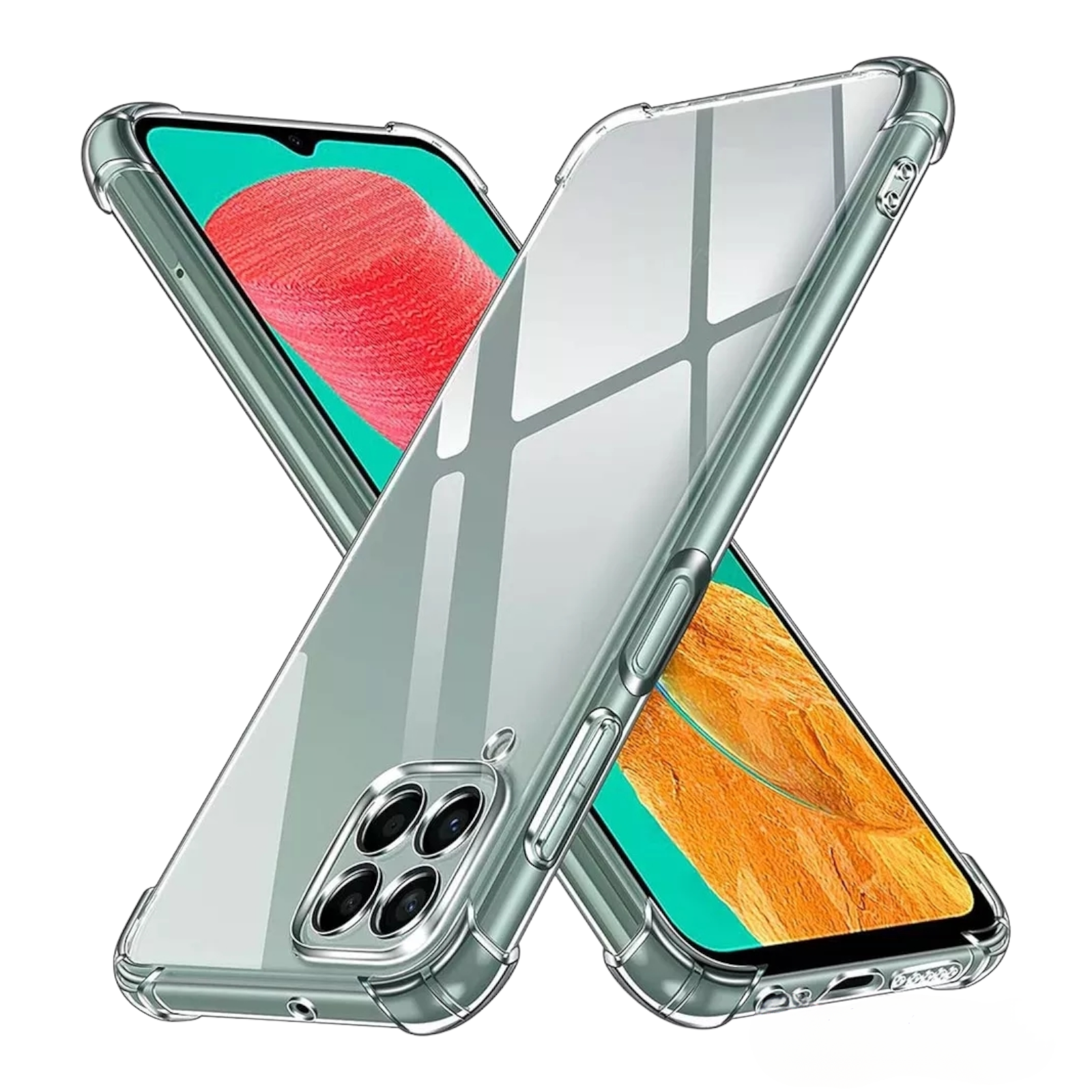 Ốp lưng Samsung M33 5G dẻo trong suốt lồi 4 góc hạn chế ố vàng hạn chế ố vàng
