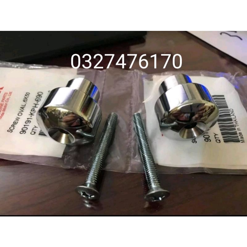 Cặp gù inox gắn bao tay xe DREAM, WAVE, FUTURE ....zin
