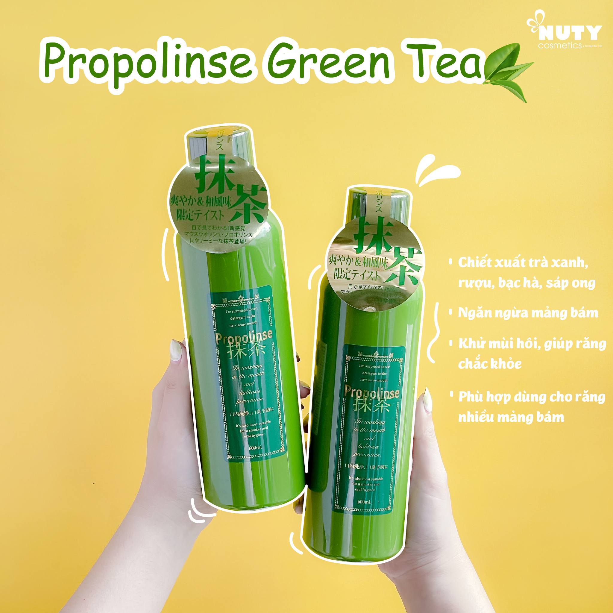 Nước Súc Miệng Propolinse Trà Xanh (600ml)