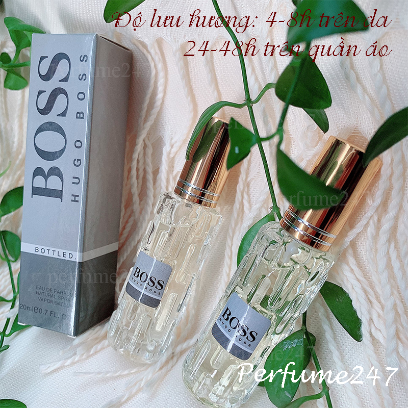 [HCM]COMBO 2 CHAI NƯỚC HOA NAM HUG0BOS MINI 20ML