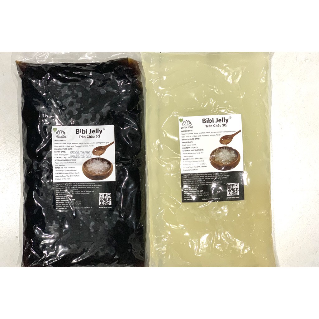 Trân châu 3Q Bibi Jelly túi 2kg