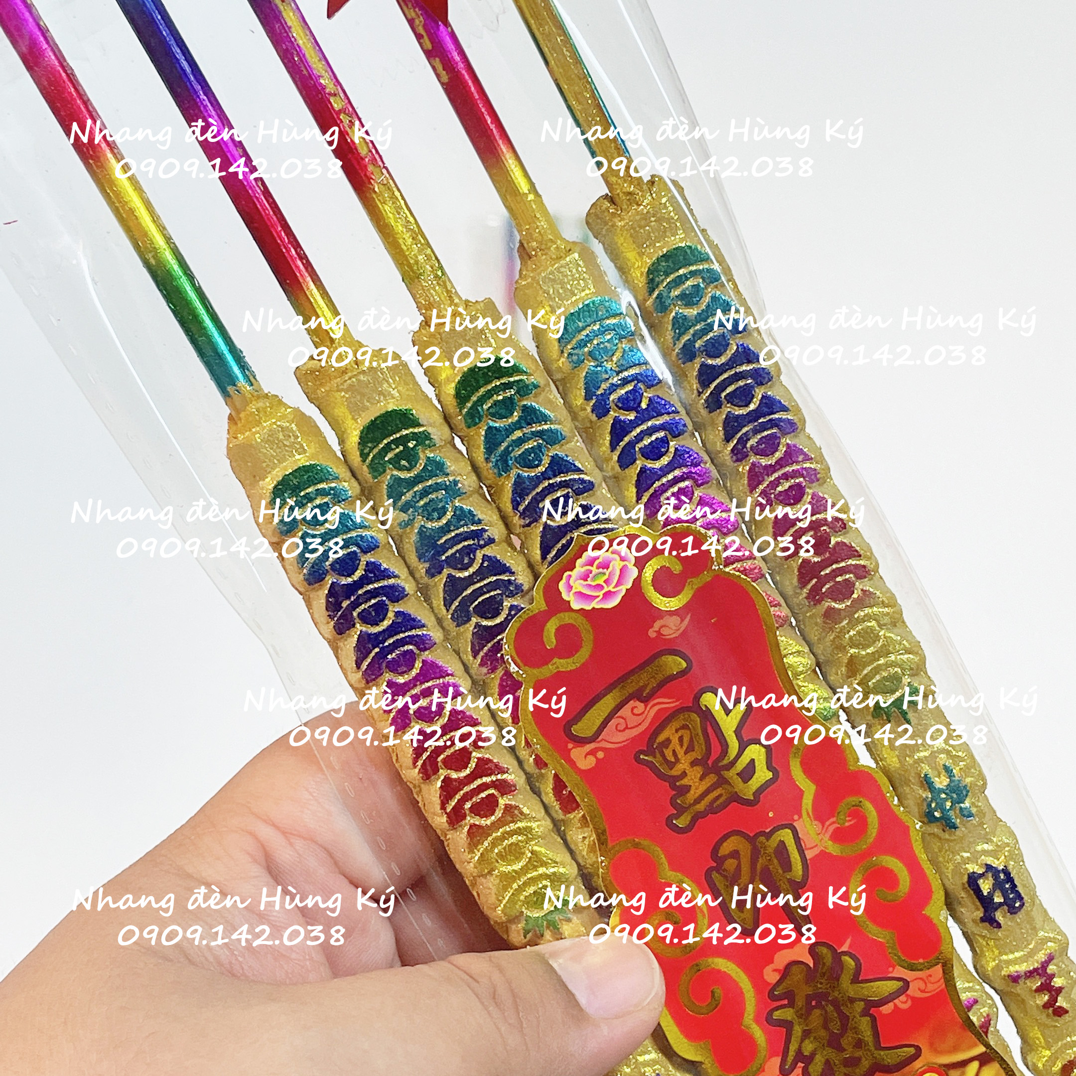 Nhang 5 cây đồng tiền Quế Lan Hương