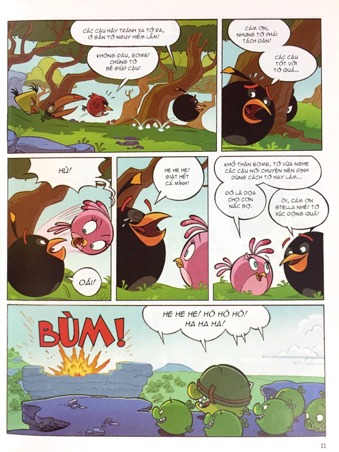 Fahasa - Angry Birds Comics - Chiến Dịch Trộm Trứng