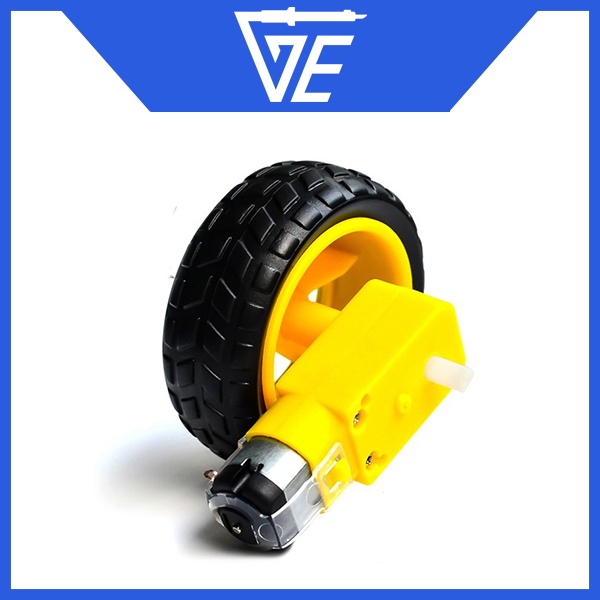 Động cơ giảm tốc vàng 3V-9V chế xe mô hình siêu bền