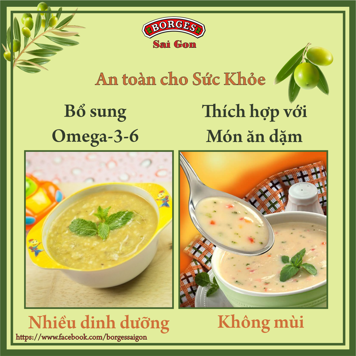 Dầu Oliu Tinh Chế Extra Light  Borges không mùi